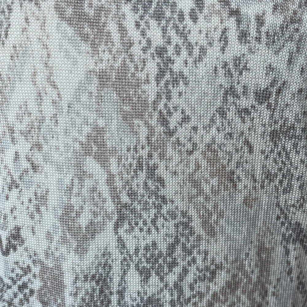 Chicos python print zippered back mock neck NWOT … - image 15